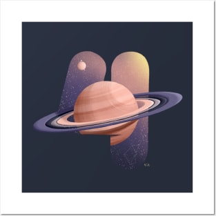 Saturn Posters and Art